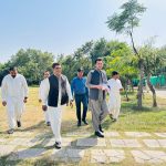 Beautification work at Liaquat Bagh in full swing