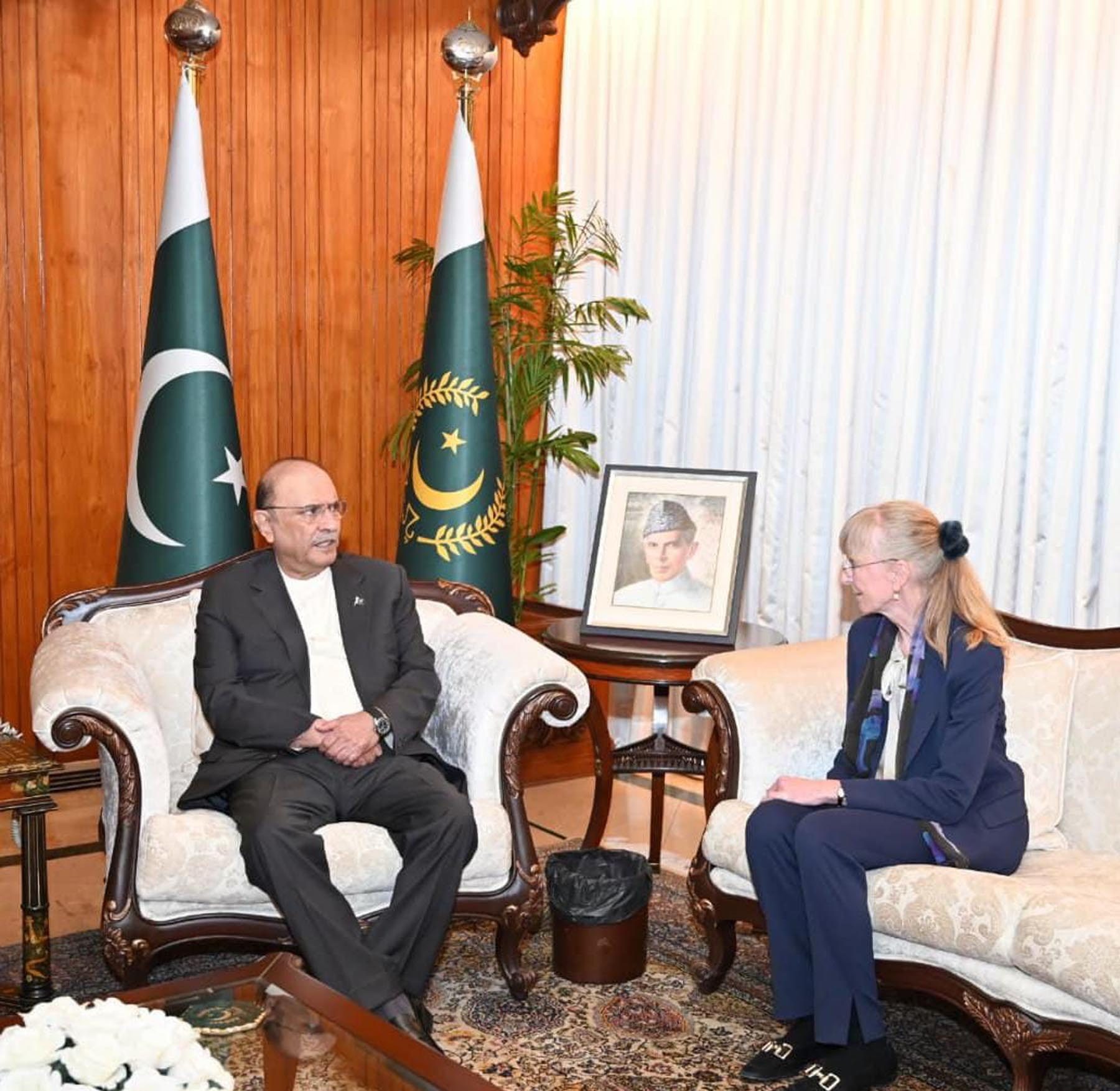 President, German ambassador discuss bilateral ties