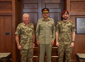 COAS calls on Jordan’s King Abdullah II ibn Al Hussein