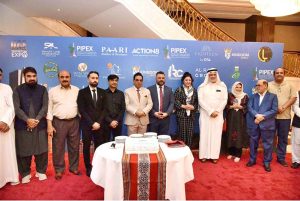Sardar Tahir Mehmood, President of the Islamabad Chamber of Commerce & Industry (ICCI) addressing at opening ceremony of the Pakistan International Property Expo