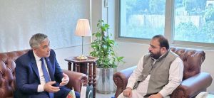 Ambassador of Turkmenistan Atadjan Movlamov calls on Federal Minister for National Heritage and Culture Division Aurangzeb Khan Khichi