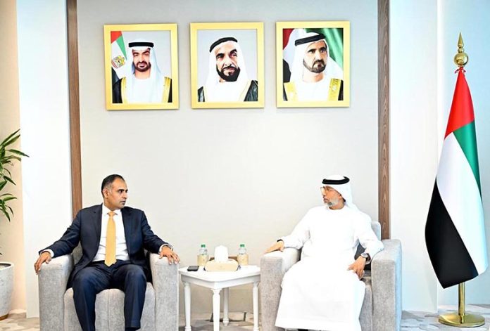 Minister of State for Railways & Finance Bilal Azhar Kayani met UAE Minister of Energy & Infrastructure H.E. Suhail Mohamed Al Mazrouei