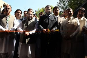 Chief Minister Balochistan, Sarfraz Ahmed Bugti, and Federal Minister for National Heritage and Culture Division, Aurangzeb Khan Khichi inaugurating the three-day Balochistan Grand Tourism Festival at Lok Virsa.