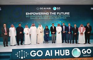 Federal Minister for IT & Telecommunications Ms. Shaza Fatima Khawaja Launch of GO AI Hub "Empowering the Future ‘Go bridging Innovation between Saudi Arabia & Pakistan”.