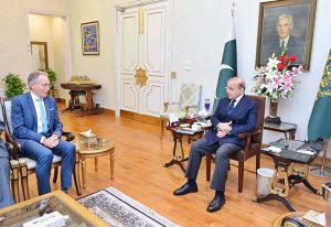 Outgoing High Commissioner of Australia to Pakistan Neil Hawkins called on Prime Minister Muhammad Shehbaz Sharif