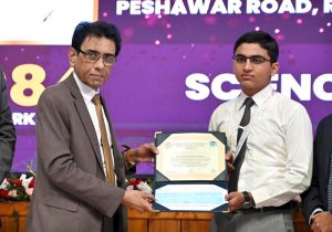 - Federal Minister for Federal Education and Professional Training Dr. Khalid Maqbool Siddiqui addressing at "38th Medal & Prize Distribution Ceremony" at Federal Board of Intermediate and Secondary Education.