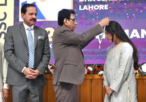 - Federal Minister for Federal Education and Professional Training Dr. Khalid Maqbool Siddiqui addressing at "38th Medal & Prize Distribution Ceremony" at Federal Board of Intermediate and Secondary Education.