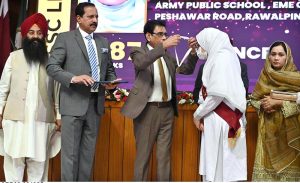 - Federal Minister for Federal Education and Professional Training Dr. Khalid Maqbool Siddiqui addressing at "38th Medal & Prize Distribution Ceremony" at Federal Board of Intermediate and Secondary Education.