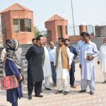 Zaheer Abbas Malik, Director General of Archaeology, Punjab visiting the new museum building in Multan.