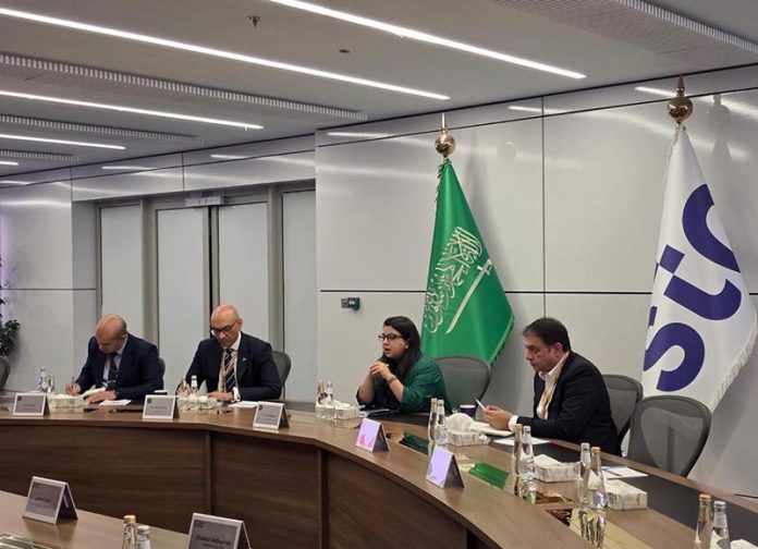 Federal Minister Shaza Fatima Khawaja's meeting with Saudi Telecom Company (STC) officials