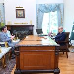Federal Minister for Railways, Hanif Abbassi calls on Prime Minister Muhammad Shehbaz Sharif