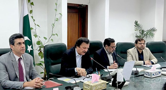 Special Assistant to the Prime Minister for Industries and Production Haroon Akhtar Khan chairs a high-level meeting on the Agreement with Italy