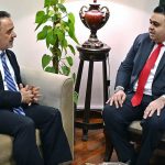 Turkish Ambassador Irfan Neziroglu calls on Fahd Haroon, Minister of State/Special Assistant to the Prime Minister on Public Communication and Digital Platforms.