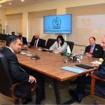 Federal Minister for Climate Change and Environmental Coordination, Senator Dr. Musadik Malik, meets with members of the International Advisory Board of the Samson Group of Companies