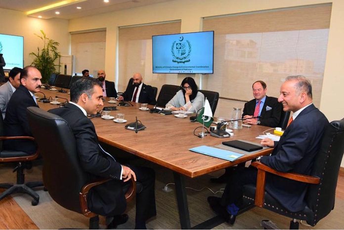 Federal Minister for Climate Change and Environmental Coordination, Senator Dr. Musadik Malik, meets with members of the International Advisory Board of the Samson Group of Companies