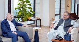 Iran’s Ambassador to Pakistan, Reza Amiri Moghadam, called on Federal Minister for Communications Abdul Aleem Khan.