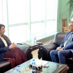 U.S. Chargé d'Affaires Natalie Baker Met Federal Minister for Law & Justice and Human Rights Senator Azam Nazeer Tarar to discuss bilateral relations.