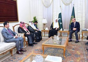 Secretary General of World Muslim League and Chairman of the Organisation of Muslim Scholars Dr. Mohammad Bin Abdulkarim Alissa calls on Prime Minister Muhammad Shehbaz Sharif