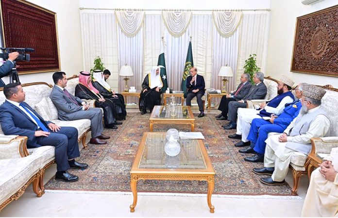 Secretary General of World Muslim League and Chairman of the Organisation of Muslim Scholars Dr. Mohammad Bin Abdulkarim Alissa calls on Prime Minister Muhammad Shehbaz Sharif