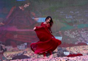 Members of the transgender community perform at the third annual Hijra Festival 2025 at Burns Garden
