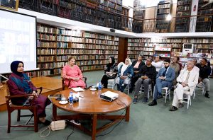 Professor Department of International Relations University of Karachi and former Dean Faculty of Social Sciences, KU addresses at the interactive session on " The United Nations at Eighty: Promises and Performance "organised by The Pakistan Institute of International Affairs on Saturday