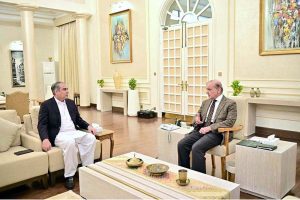 Interior Minister Syed Mohsin Raza Naqvi called on Prime Minister Muhammad Shehbaz Sharif.