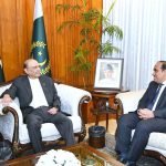 President Asif Ali Zardari in a meeting with Ilyas Mehmood Nizami, Ambassador-designate of Pakistan to Romania, at Aiwan-e-Sadr