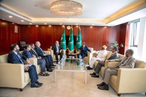 Pakistan and the African Union reaffirm their commitment to deepening economic cooperation during a meeting between Federal Minister for Commerce Jam Kamal Khan and AU Chairperson Mahmoud Ali Youssouf in Addis Ababa