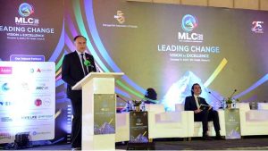 - Federal Minister for Planning & Development & Initiatives Mr. Ahsan Iqbal addressing the 25th Convention of Management Association of Pakistan at local hotel.