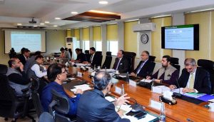 A meeting of the Cabinet Committee on State-Owned Enterprises (CCOSOEs) was held today at the Finance Division under the chairmanship of Federal Minister for Finance and Revenue, Senator Muhammad Aurangzeb