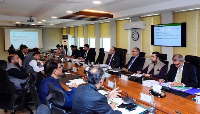 A meeting of the Cabinet Committee on State-Owned Enterprises (CCOSOEs) was held today at the Finance Division under the chairmanship of Federal Minister for Finance and Revenue, Senator Muhammad Aurangzeb
