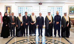 Chairman of the Shura Council of KSA, H.E Dr. Abdullah bin Mohammed bin Ibrahim Al-Sheikh along with a high level delegation calls on Prime Minister Muhammad Shehbaz Sharif.