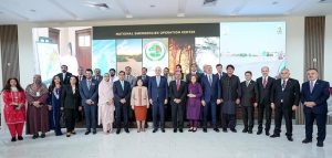 The parliamentary delegation of Turkiye led by the Honourable Speaker of the Grand National Assembly of Türkiye, H.E. Prof. Dr. Numan Kurtulmuş, and delegation of Azerbaijan led by H.E. Ms. Sahiba Gafarova, Speaker of Milli Majlis of Azerbaijan visited National Emergencies Operation Center.Mr. Sardar Ayaz Sadiq, the Speaker of the National Assembly of Pakistan accompanied both state level delegations to NDMA HQs