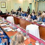 Prime Minister Muhammad Shehbaz Sharif meets with leading Businessmen and Industrialists to discuss Business Investment Climate