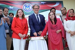 Consul General of the Republic of Turkey, Honorable Mehmet Eyman Şimşek, is Inaugurating fine Art Exhibition at Govt College Women University Sialkot (GCWUS).