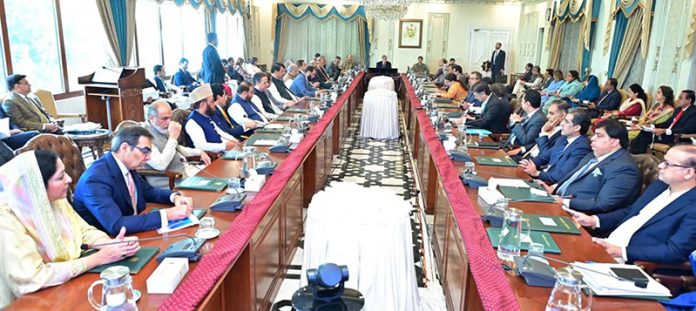 Prime Minister Muhammad Shehbaz Sharif chairs the Federal Cabinet Meeting