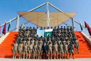 Closing ceremony of Pakistan-Kazakhstan Joint Exercise Dostarym-V in Counter Terrorism domain was conducted between the Armies of Pakistan and Kazakhstan at Cherat