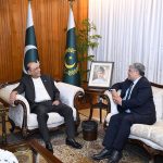 Ambassador-designate of Pakistan to the United Arab Emirates, Shafqat Ali Khan, calls on President Asif Ali Zardari at Aiwan-e-Sadr