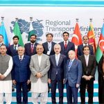 Group photo of Transport Ministers of different countries with Deputy Prime Minister and Foreign Minister Senator Mohammad Ishaq Dar and Federal Minister Communications, Abdul Aleem Khan on RTMC