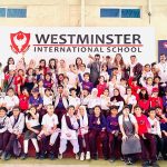 Barrister Danyal Chaudhry,Parliamentary Secretary for Information & Broadcasting, with school leadership and young participants at the successful launch of the Youngpreneurs Initiative at Westminster International School
