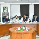 Federal Minister for Kashmir Affairs, Gilgit Baltistan and SAFRON, Engr. Amir Muqam presiding a meeting to review preparations about Black Day to be marked on October 27