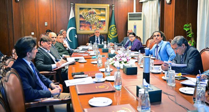 Deputy Prime Minister and Foreign Minister Senator Mohammad Ishaq Dar chairs a meeting to review preparations for the 9th OIC Ministerial Conference on Women, which will be hosted by Pakistan in early 2026, at MoFA