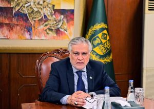 Deputy Prime Minister and Foreign Minister Senator Mohammad Ishaq Dar chairs a meeting on the promotion and revival of hockey