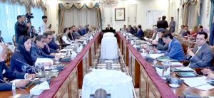 Prime Minister Muhammad Shehbaz Sharif chairs the Federal Cabinet Meeting
