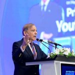 Prime Minister Muhammad Shehbaz Sharif addresses the launching ceremony of Prime Minister's Youth Laptop Scheme 2025.