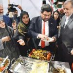 Sindh Governor Kamran Tessori visiting stalls during Diplomatic Bazaar.