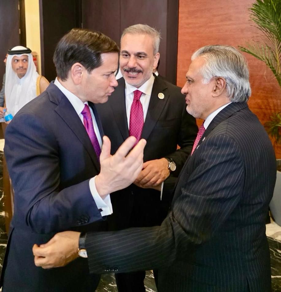 DPM Dar meets Palestinian President Abbas, counterparts from US, Turkiye, Egypt
