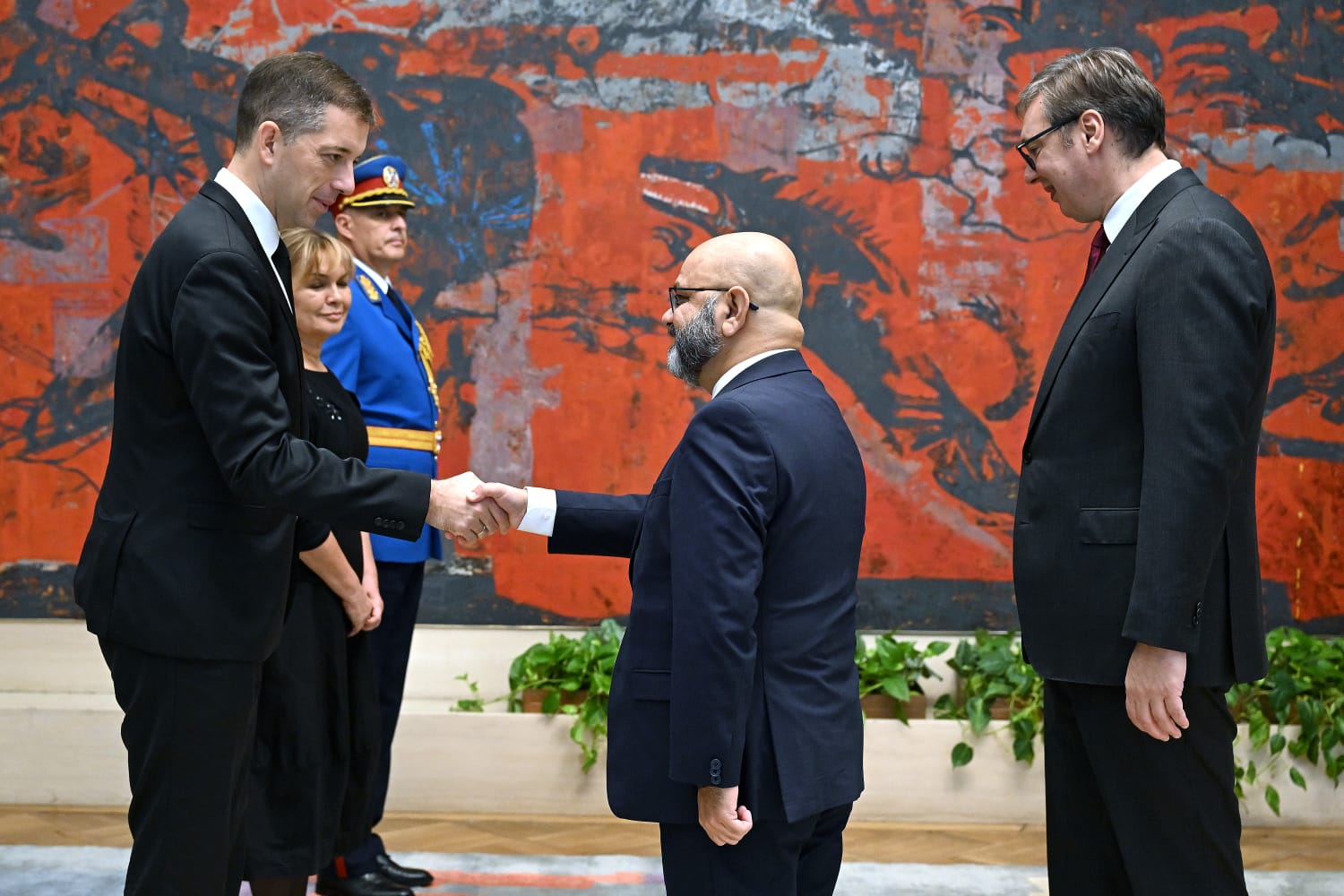 Amb. Zaidi presents credentials to President Republic of Serbia