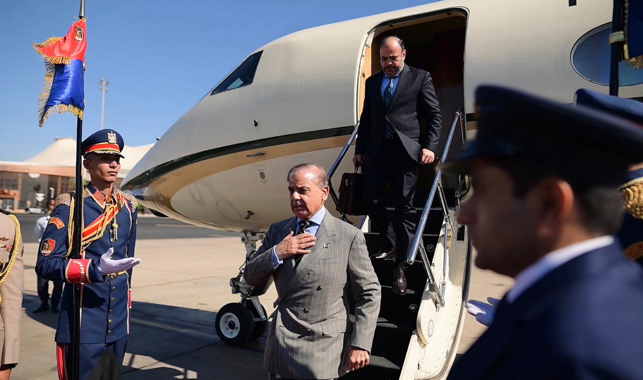 PM arrives in Sharm El Sheikh, among world leaders to attend Gaza Peace Summit
