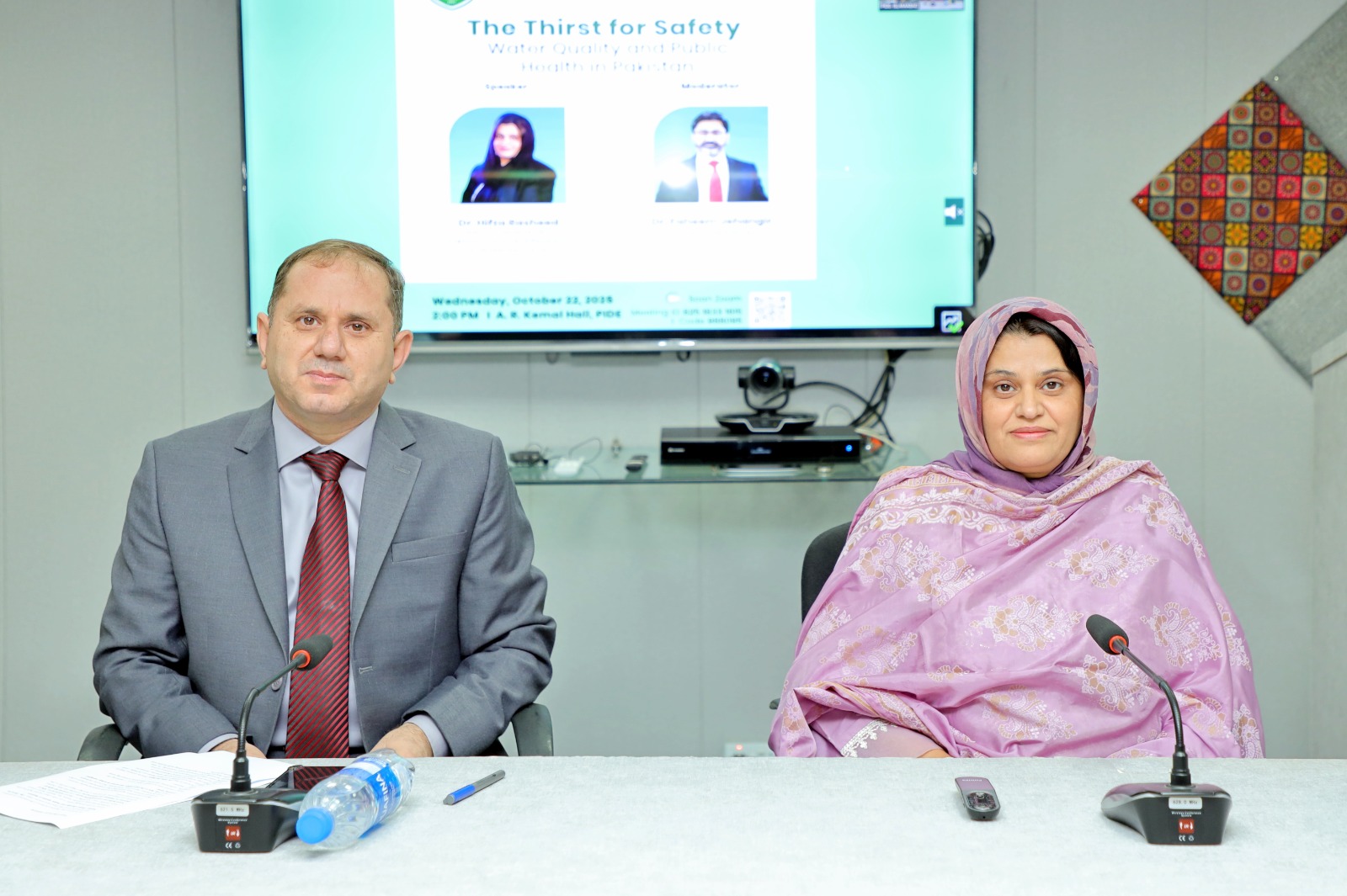 Speaker at seminar call for adopting nature-based, climate-resilient solutions to sustain water resources